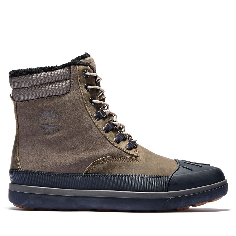 Bota Neve Masculino - Timberland Ashwood Park Impermeavel - SFQBO9074 - Verde Oliva/Pretas